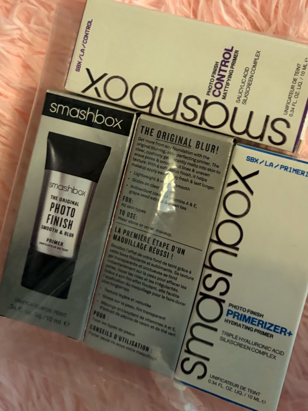 Smashbox Photo Finish Control Mattifying Primer - Pink Plush Packaging